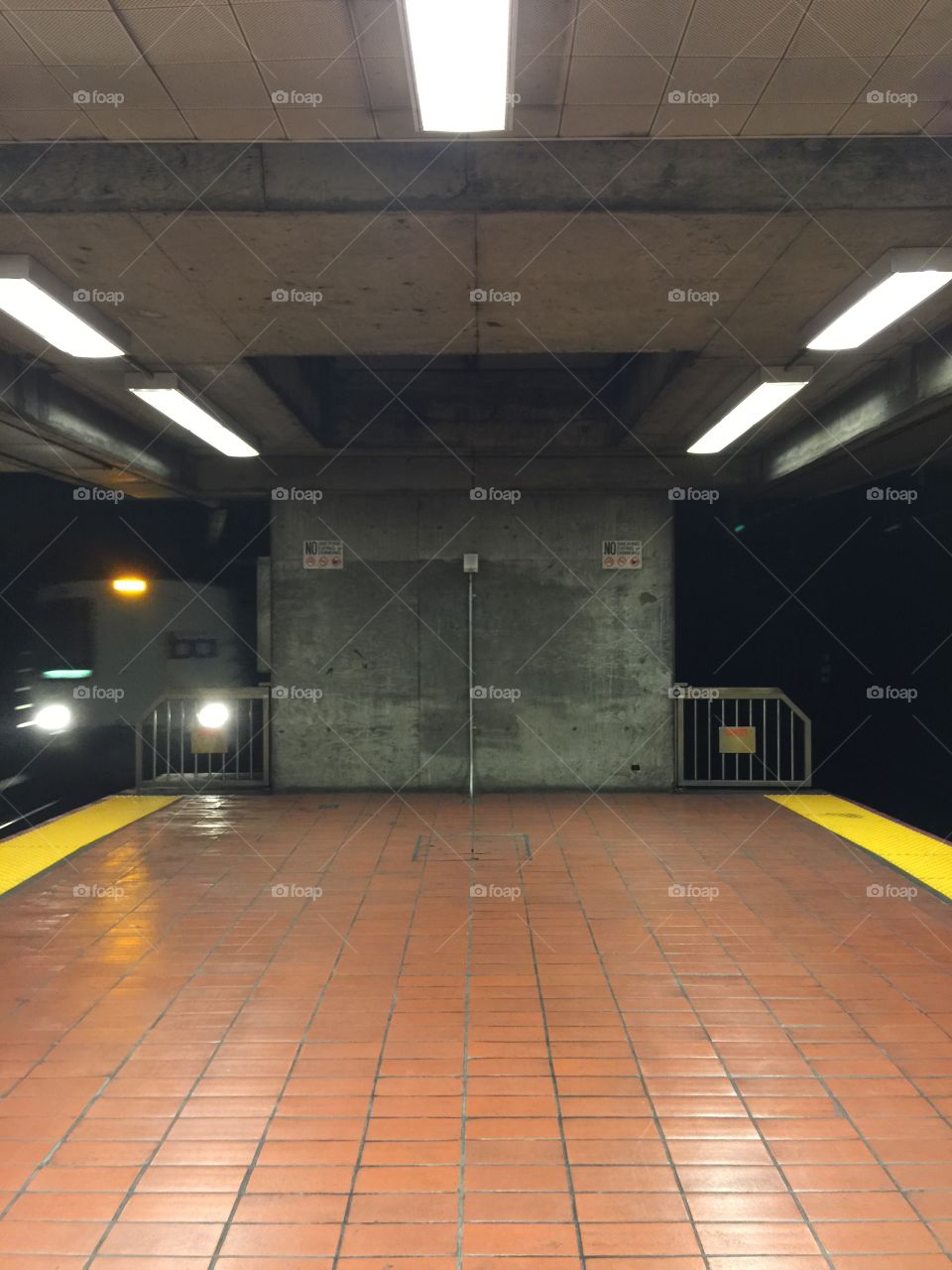 Indoors, Subway System, No Person, Light, Empty