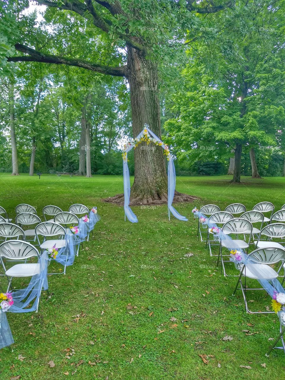empty wedding site