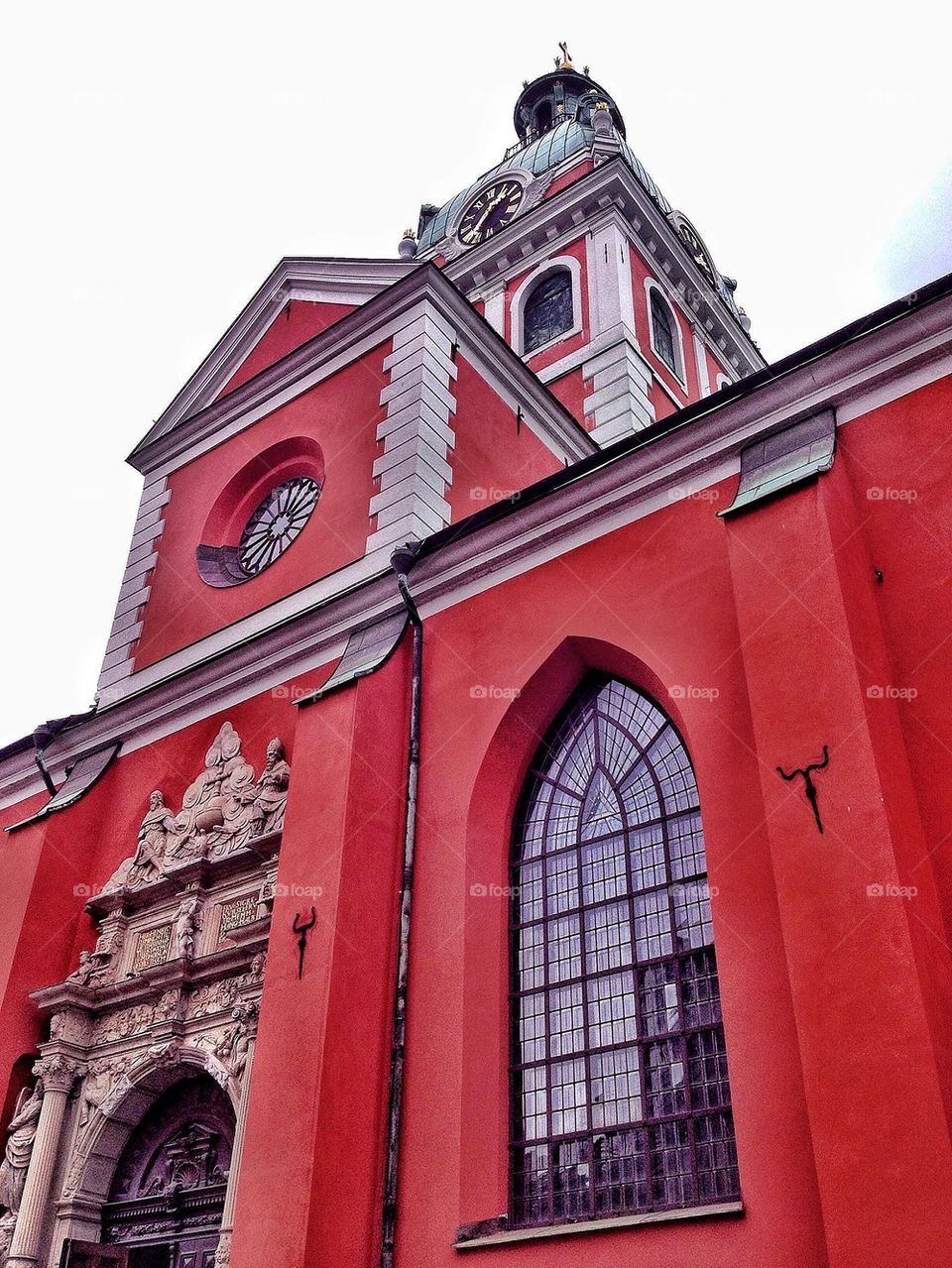 A Church with reflection