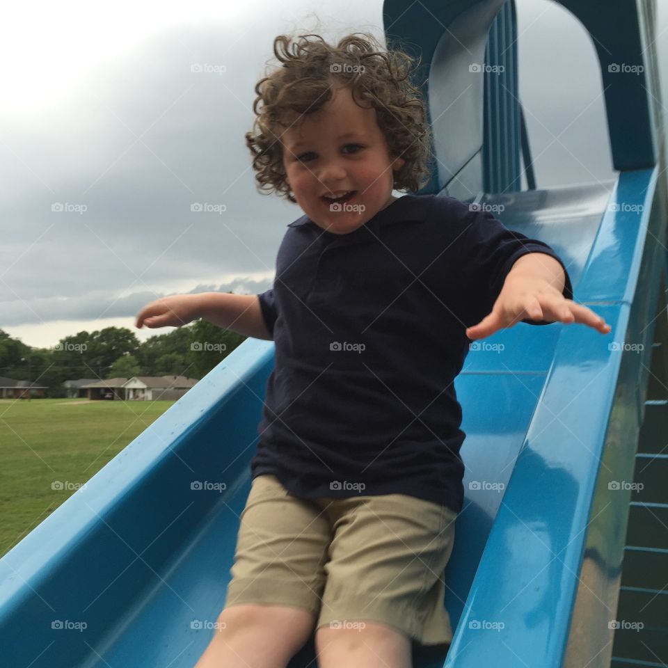 Liam having so much fun