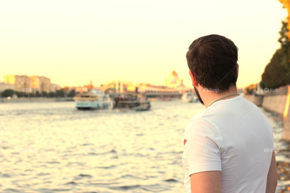 The man on the embankment