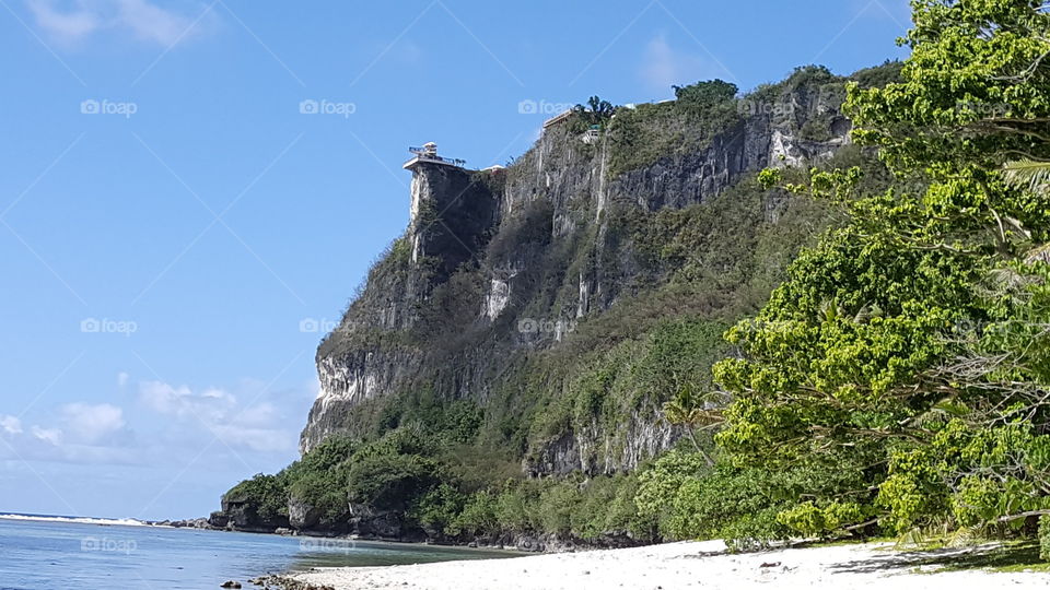 One of Guam's beautiful beaches
