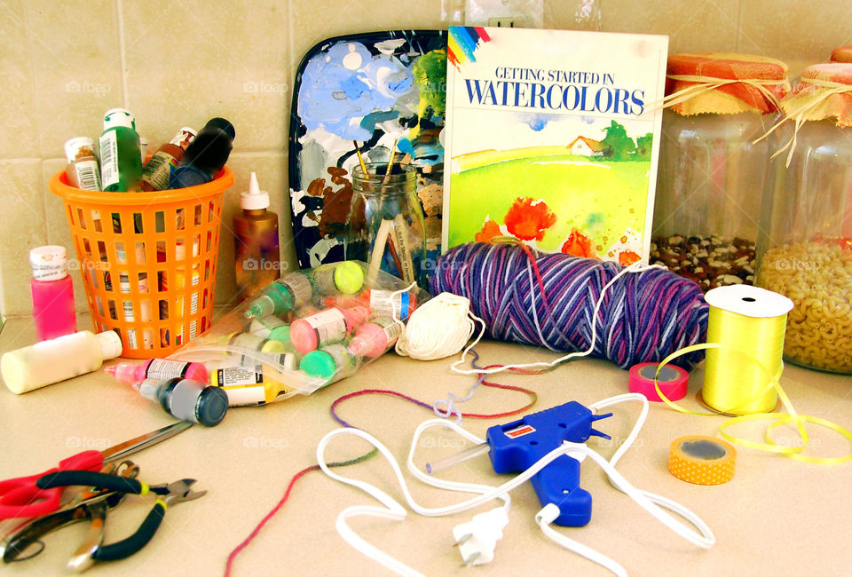 A room that artists, painters, and crafters could understand. 