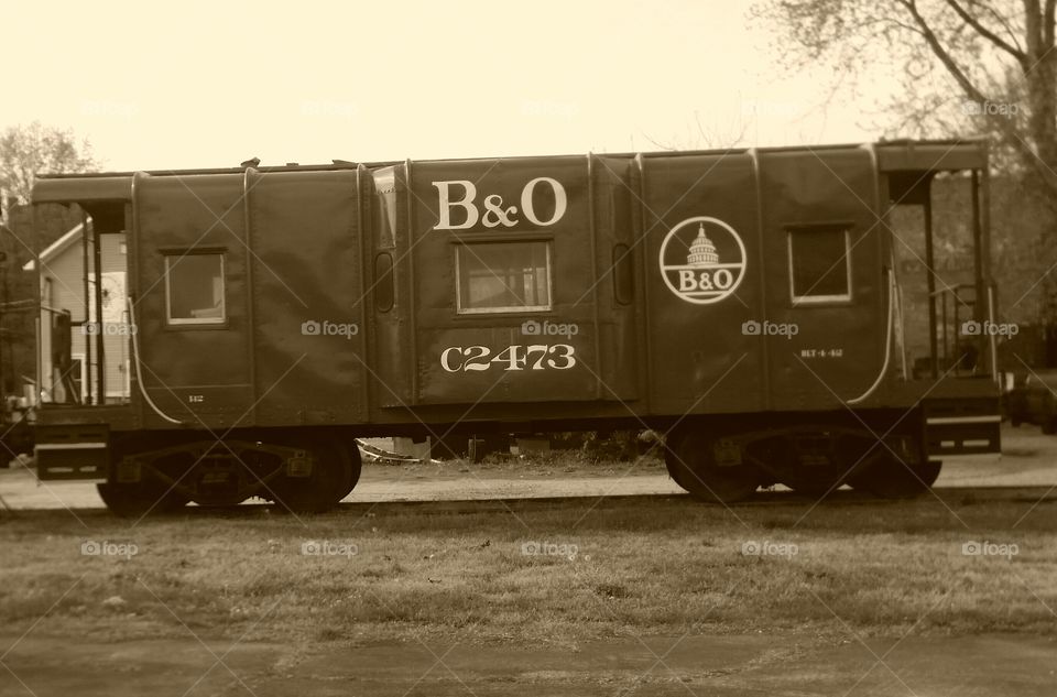 B&O caboose