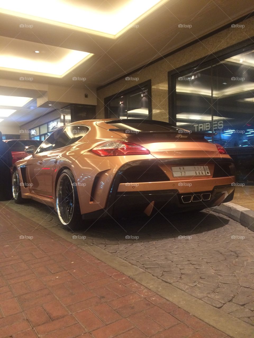 A custom Porsche Panamera in Dubai!