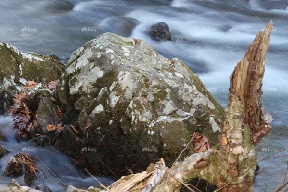 Rocks and rapids