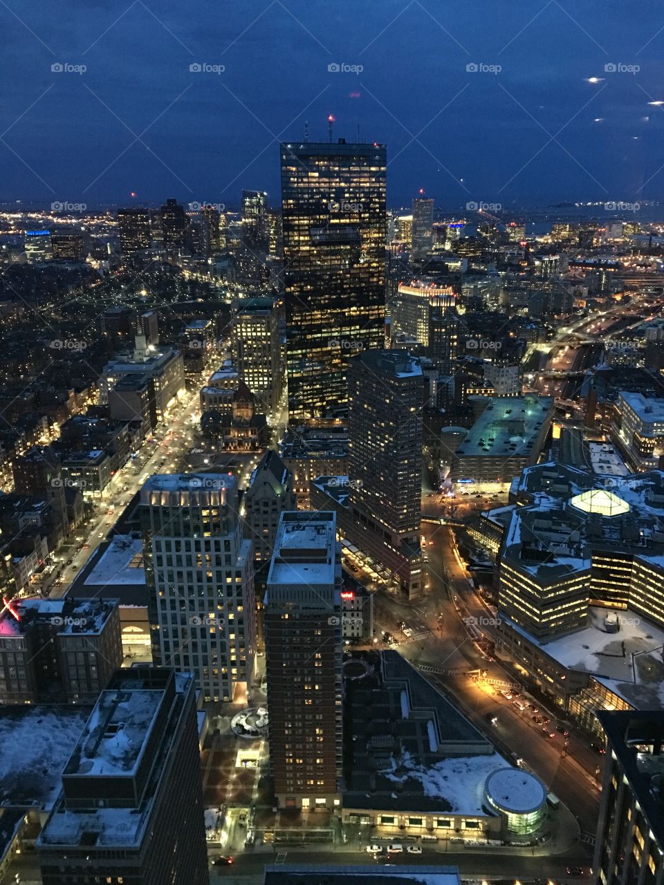View from Skywalk Obs in Boston