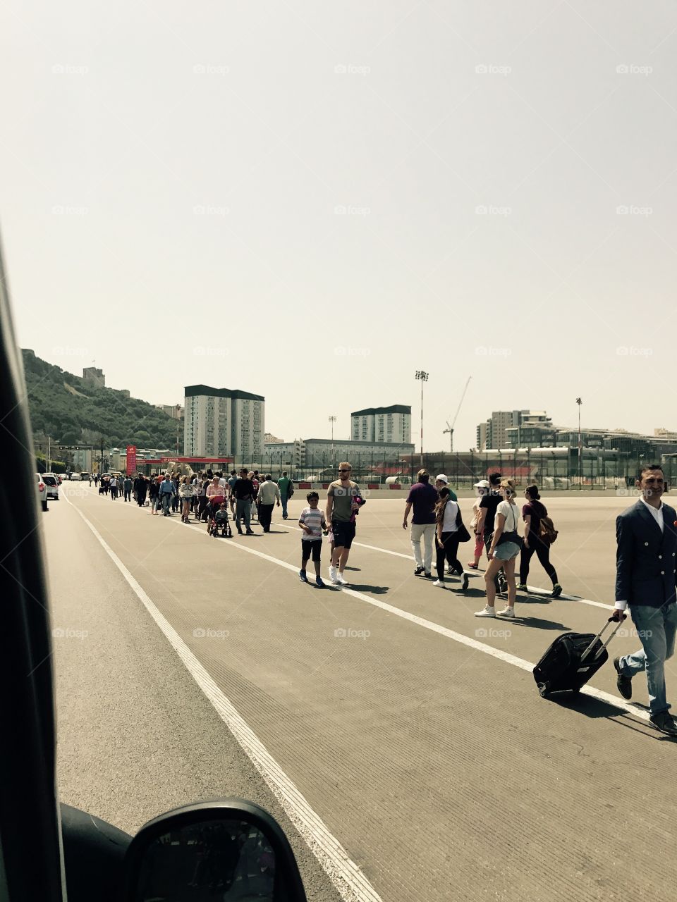 Runway in Gibraltar #travel #crossing