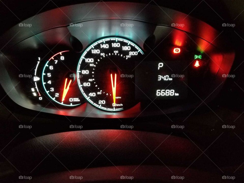 Dashboard Speedometer Odometer