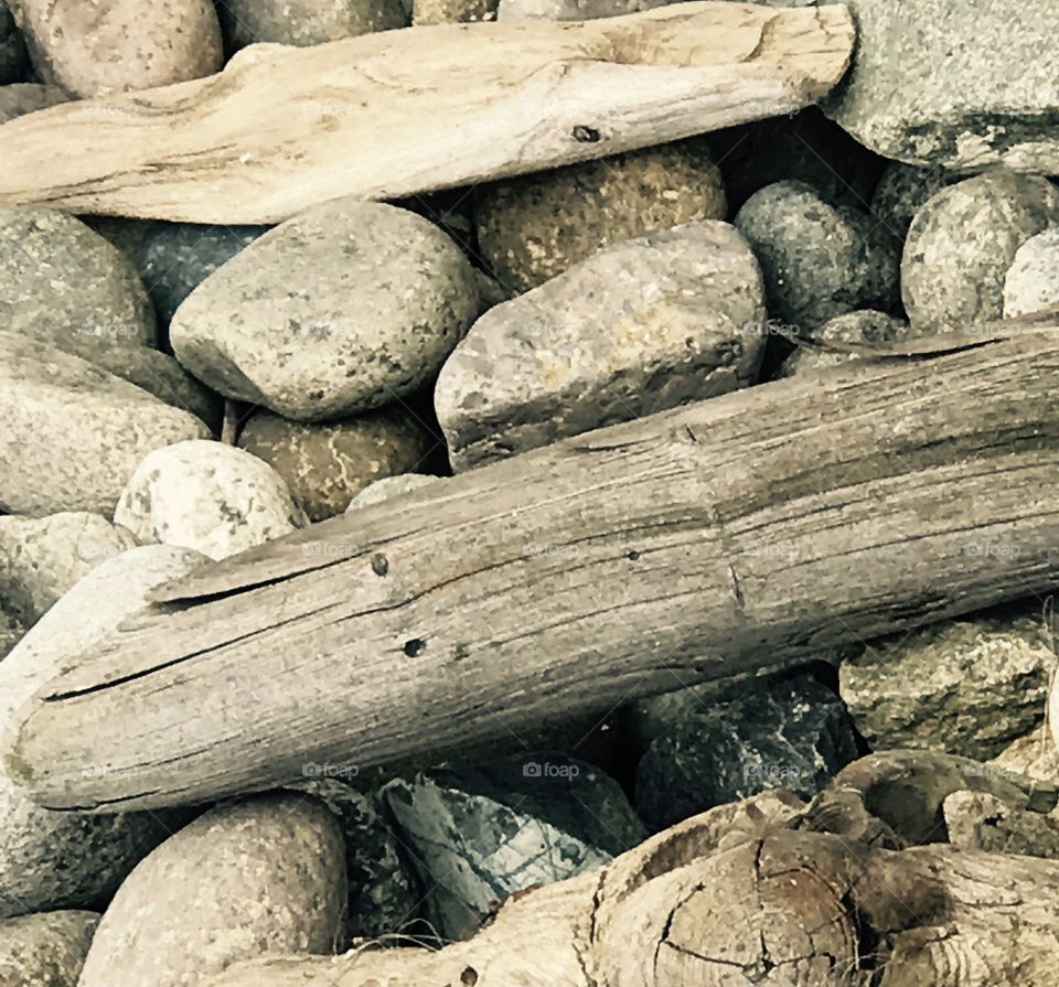 See wood and rocks 