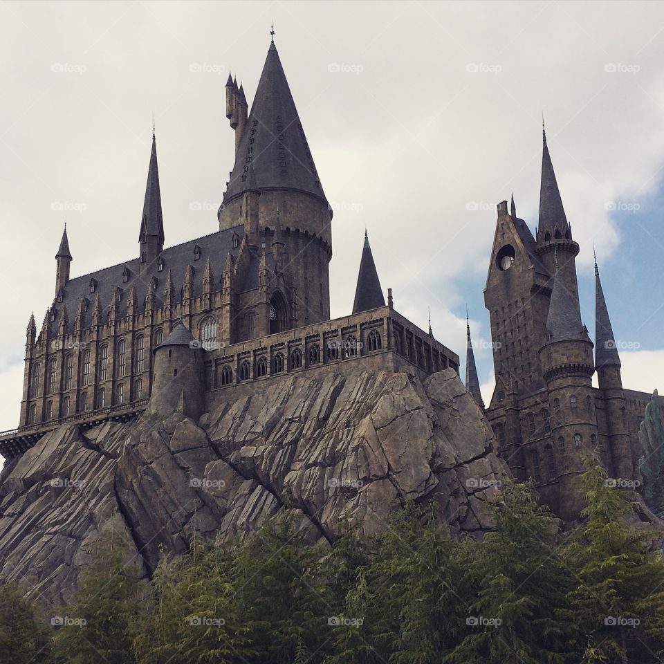 Hogwarts. Hogwarts Castle in Osaka Universal Studios.