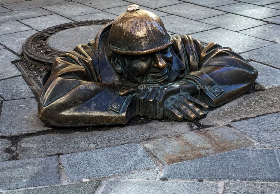Bratislava statues 