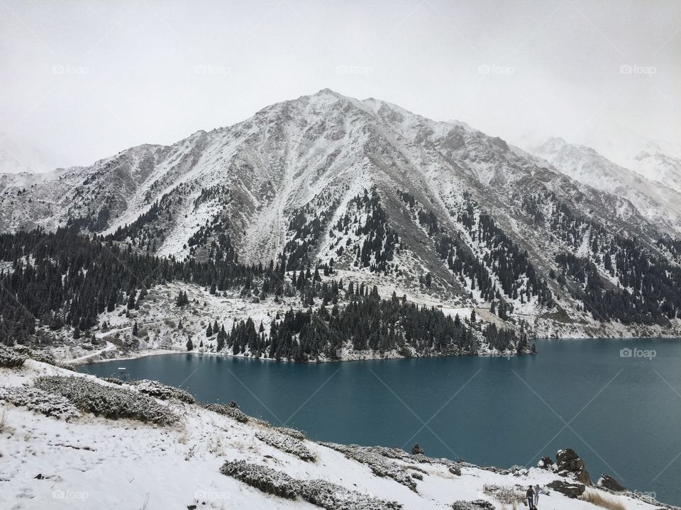 Big Almaty Lake is the beautiful place in Kazakhstan