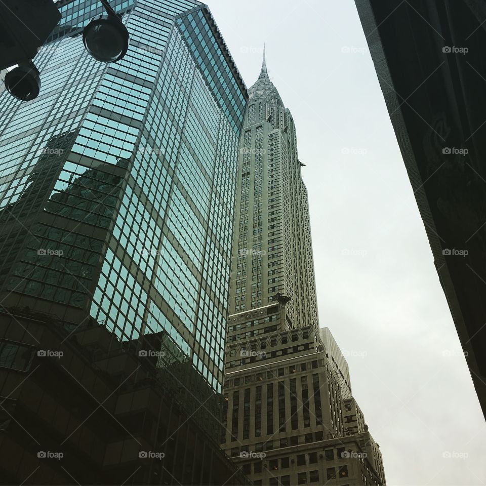 The Chrysler Building in New York City.