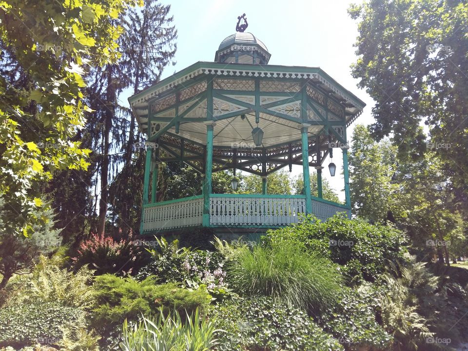 Old park pavilion