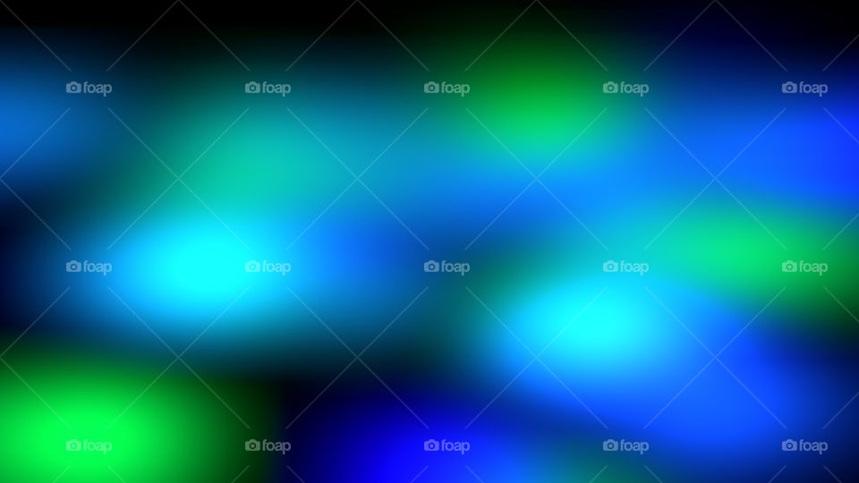 blue green blurred circles
