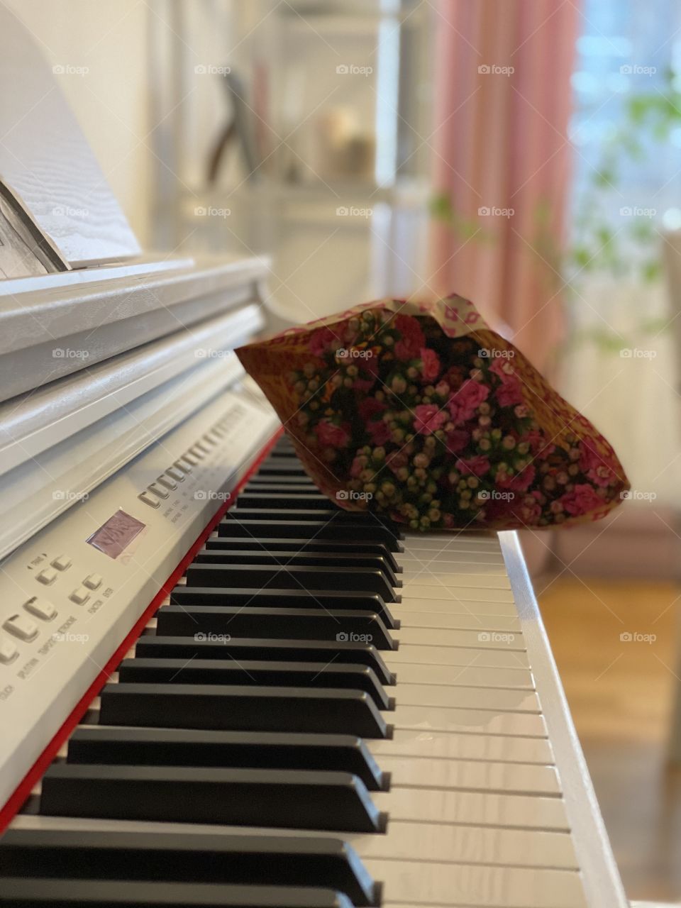 Music and flower and love