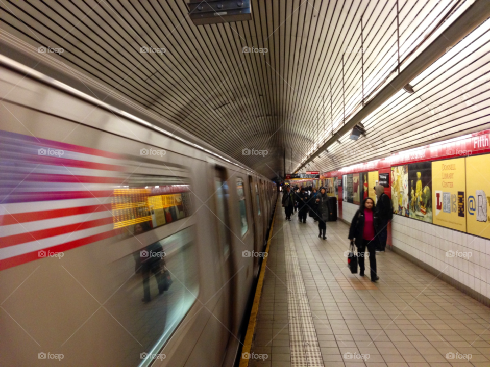 new york city tunnel commute subway by alleballe