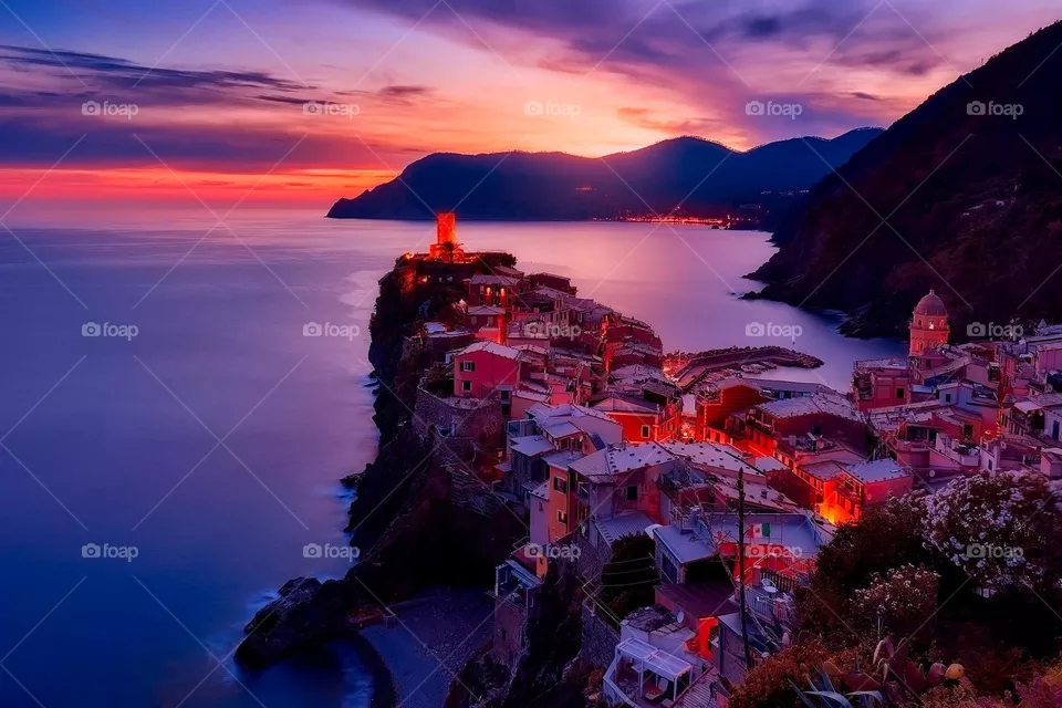 Houses over the sea