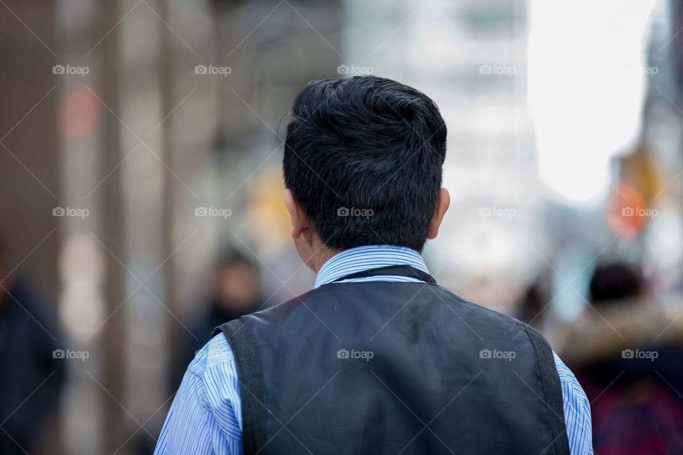 Business man walking