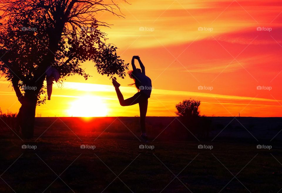 Sunset dance