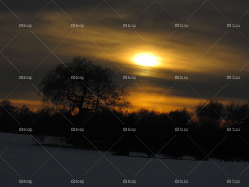 Sunset, Dawn, Sun, Evening, Landscape