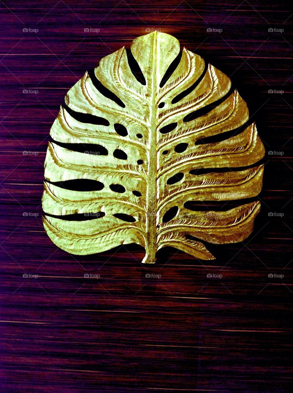 Gold leaf art