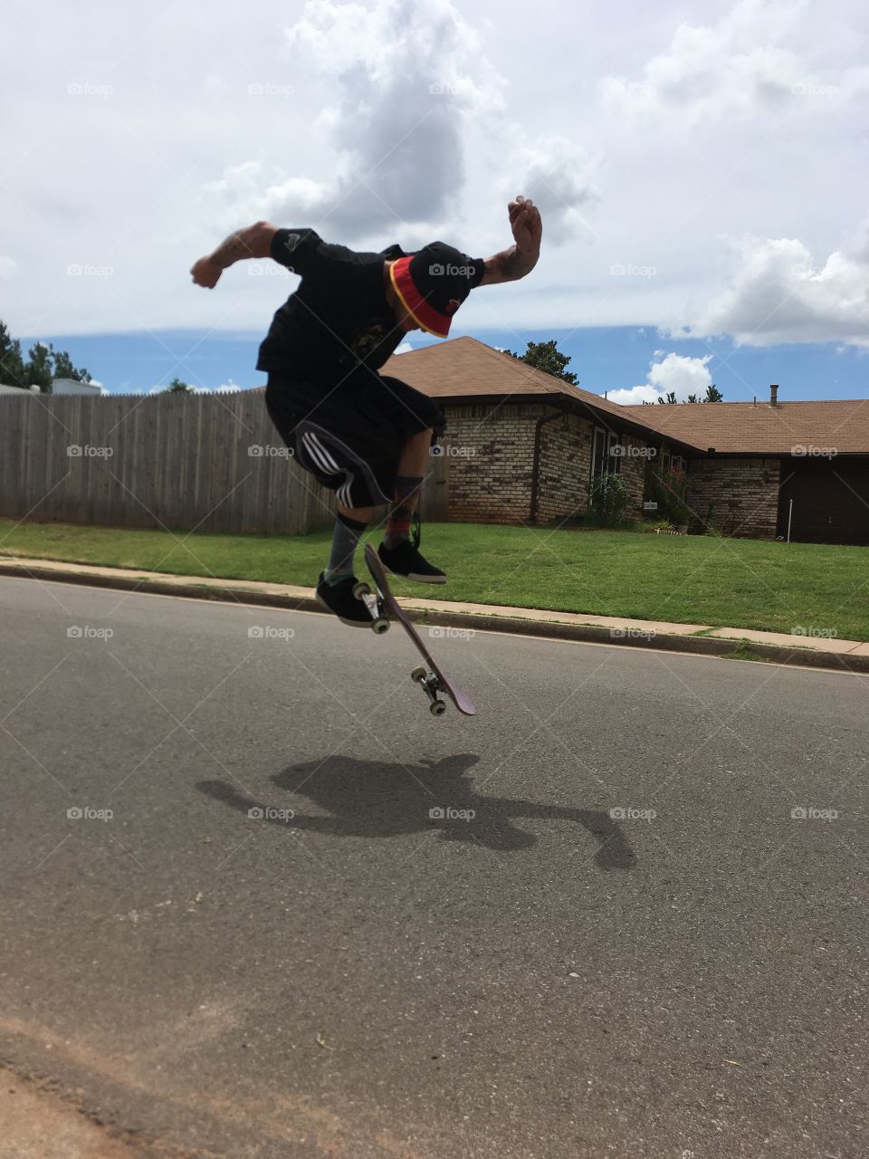 Skateboarding