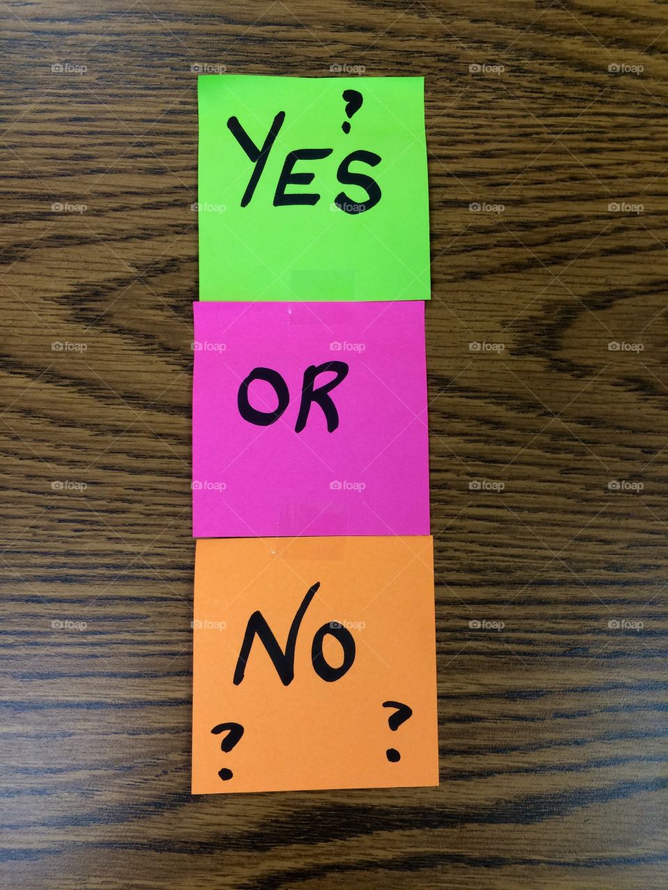The end result of the decision making process is always either Yes or No! ( But sometimes "maybe" gets thrown in as a wrench !! )