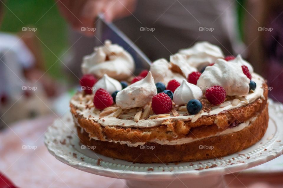 Close-up of cake