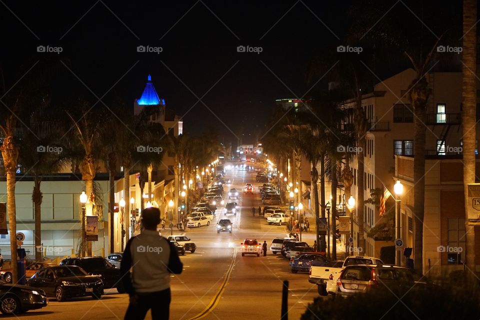 Nighttime in Ventura