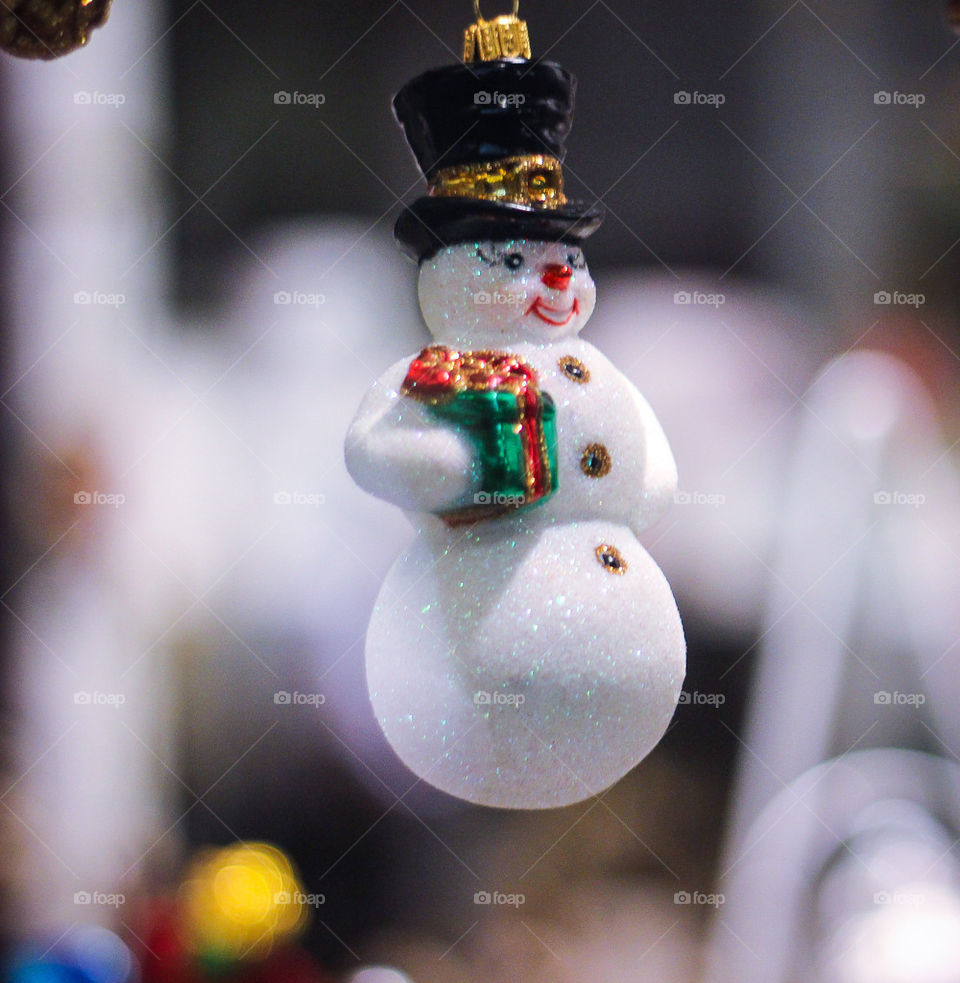 snowman ornament Christmas