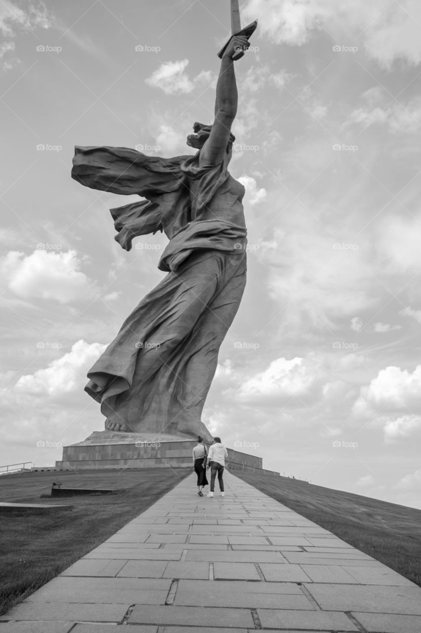 The Motherland Calls Statue, Volgograd city