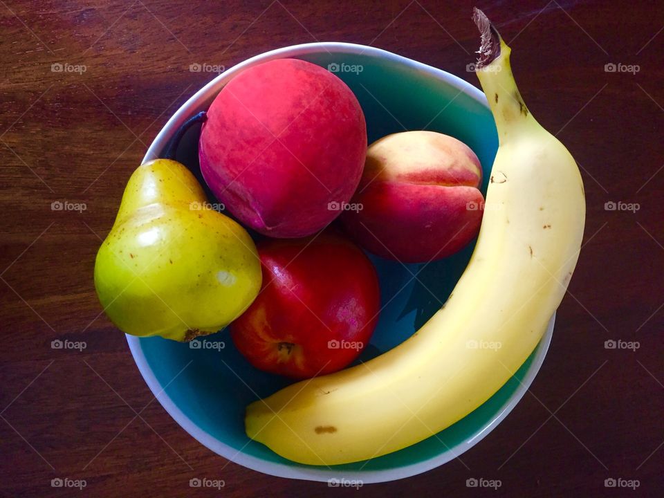 Fruit bowl . Healthy 