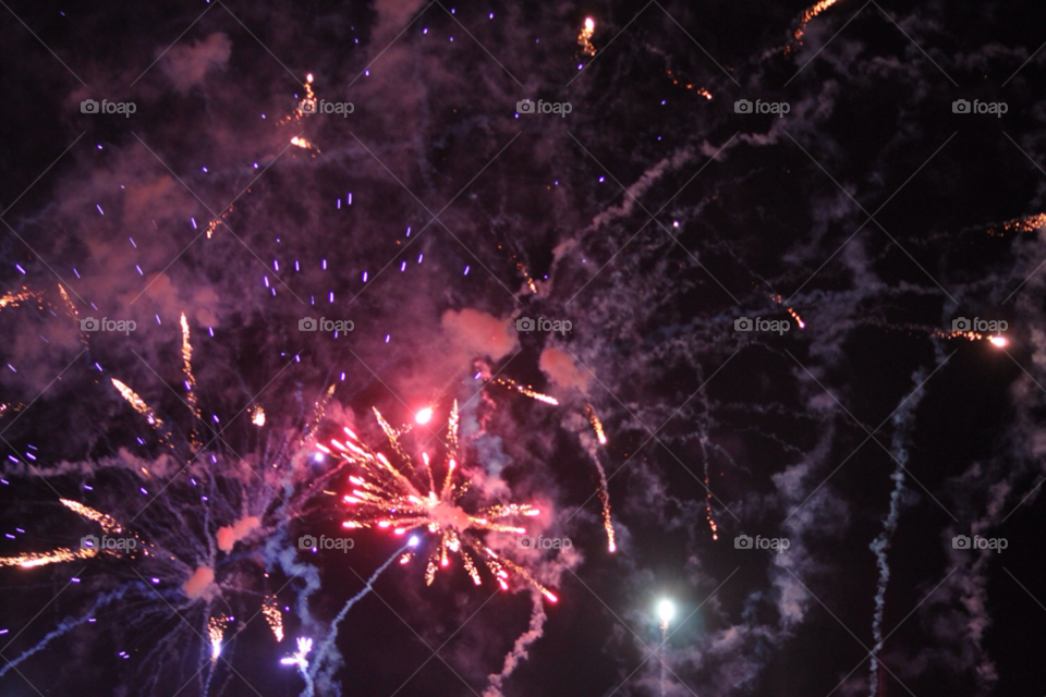 new year 2013 fireworks sky by Iphonepic