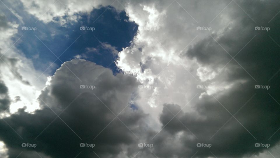 Spring storm cloud