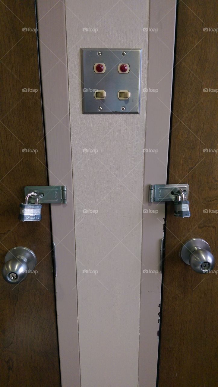 the locked door