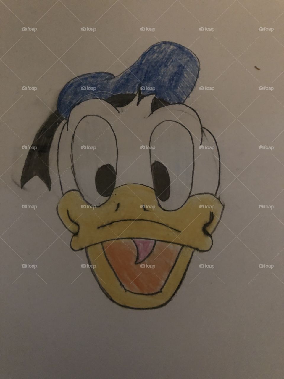 Donald Duck drawing