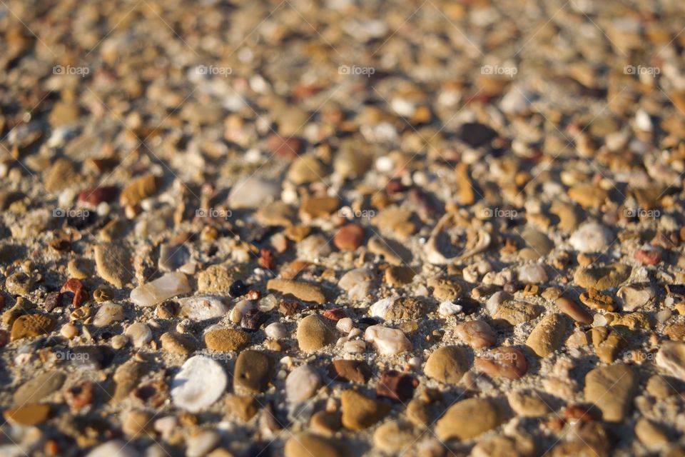 Full frame of pebble stone