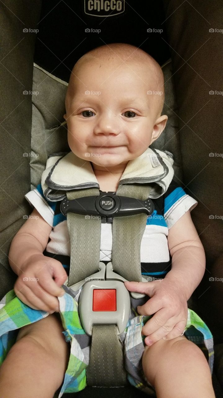 out and about with mom and dad