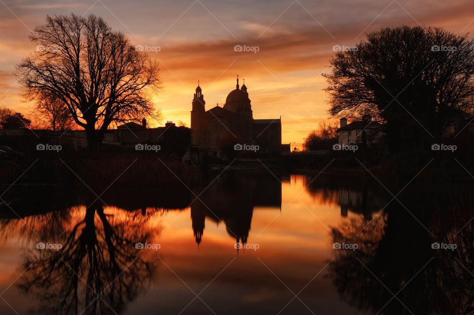 Sunrise at Galway cathedral