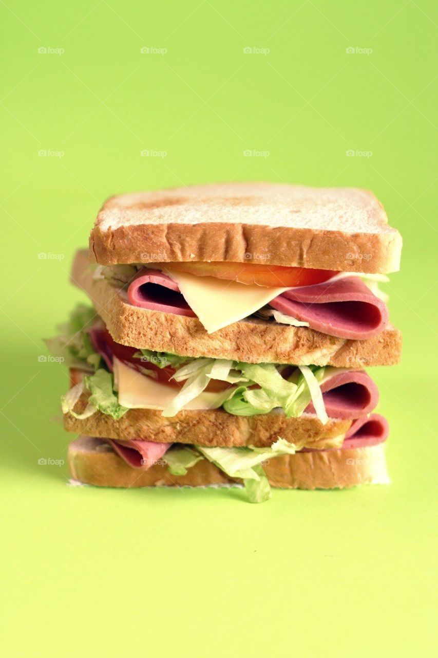 Complete meal sandwich