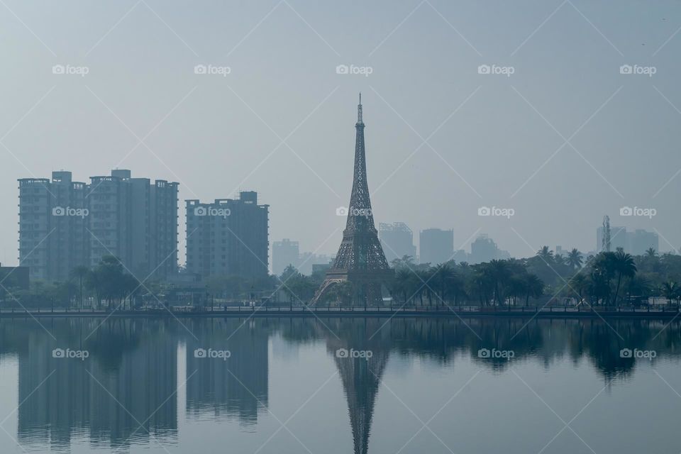 Scenic view of Replicated Eiffel Tower