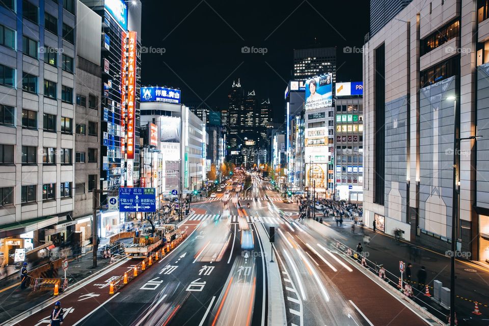 Tokyo at night