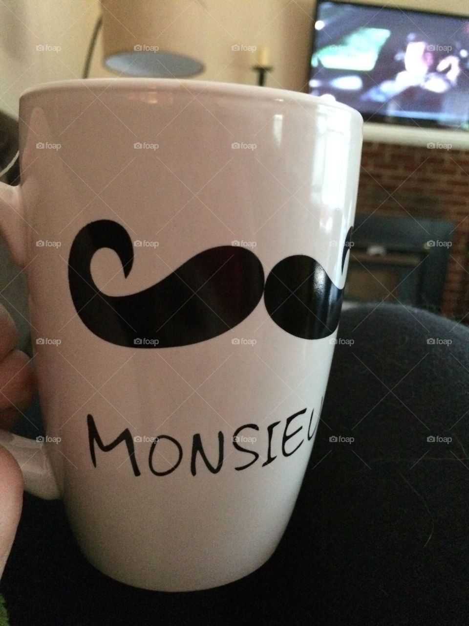 Mustache cup