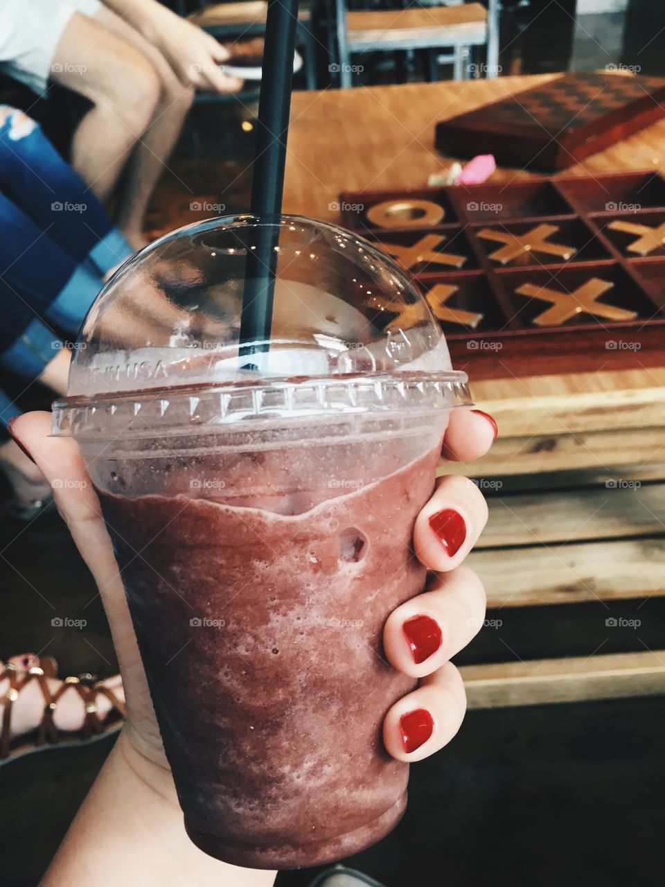 Berry blend smoothie. 