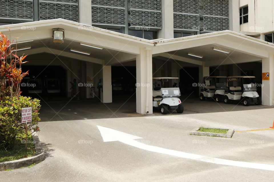 Golf Cart Parking