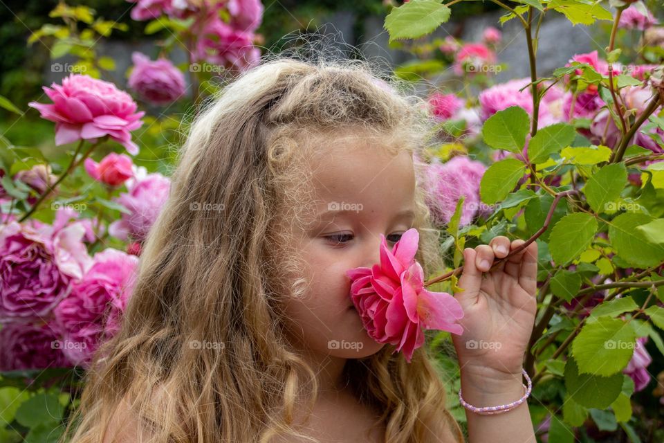 Jummy, this roses smells beautiful, mom.Smells like ice cream ❤️And ILove ice cream