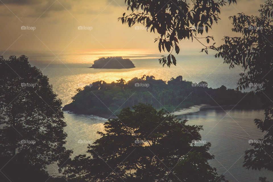 Balcony view from Ko Chang hotel