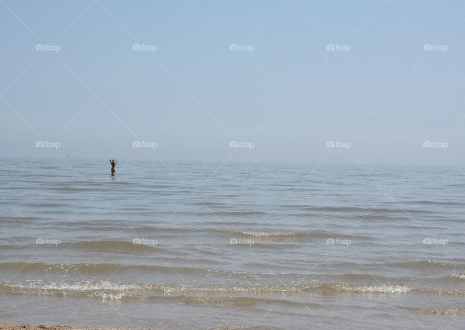 Girl in the water